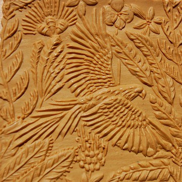 擀麵杖餅乾刀，擀麵杖圖案，帶裝飾品的擀麵杖