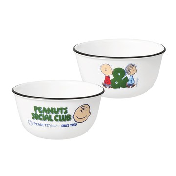 【美國康寧 CORELLE】SNOOPY史努比 325ml飯碗-75周年紀念款