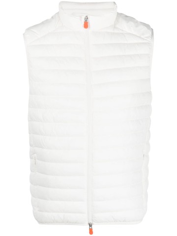 Save The Duck - Adamus quilted gilet - unisex - Polyester/Nylon/Nylon - XL - White