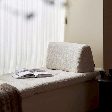 【預購】蘇打飄窗椅 Cracker Tatami Mat 椅墊小沙發生活家居 靠包 米色/羊羔絨