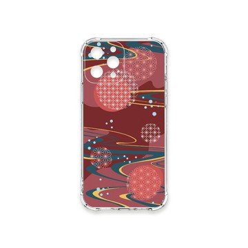 iPhone 12 Pro 殼 TRON IPhone 12 PRO 日系和風圓點星河系列 四角防摔殼 手機殼