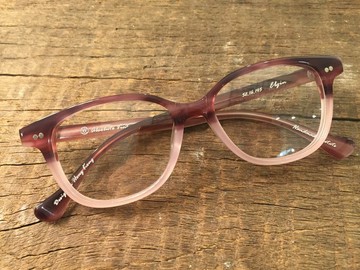 Absolute Vintage - 伊利近街(Elgin Street) 方型幼框板材眼鏡 - Red 紅色