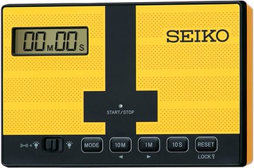 Seiko Clock 【日本代購】 精工 時尚鐘數位迷你計時器游泳競技觸控板67×103×23毫米-MT801Y