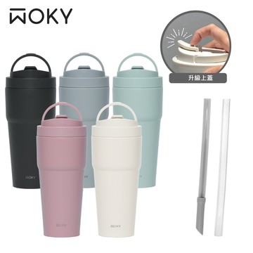 【WOKY 沃廚】輕芯鈦瓷渾圓杯770ml (升級版2.0)