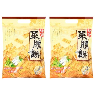 Chiao-E 巧益 台灣綜合菜脯餅 原味 + 芥末  240g  2袋