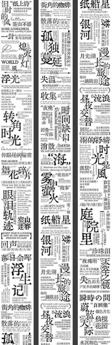 斑駁時光 紙膠帶 合成紙 切膜 星光膜閃砂 5米卷