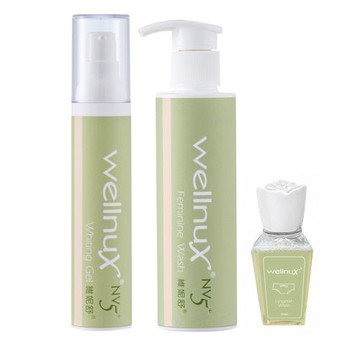 WellnuX維妮舒 Q彈粉嫩佳人-浴潔露+嫩白凝膠