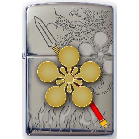 ZIPPO (ジッポ) 戦国武将 前田慶次 (全２) 家紋柄 大ふへん者柄 | LINEブランドカタログ