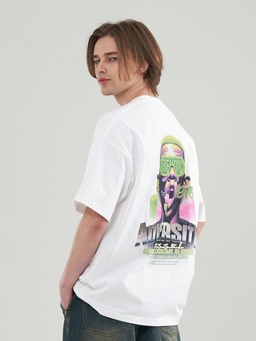 Slogan Back Print Overfit T-shirt