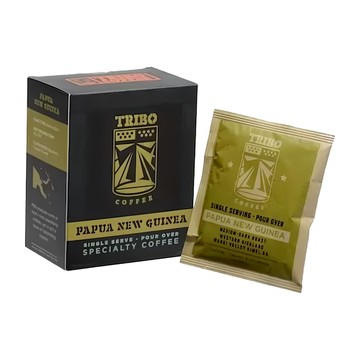 TRIBO COFFEE 新幾內亞 瓦吉谷地 濾掛式咖啡 中深焙 單份即飲  11g  5包  1盒