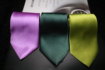 真絲領帶三色入/潮男雅痞紳士領帶/寬度可克制