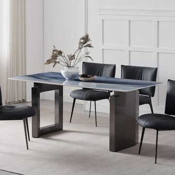 MUNA家居  J034型6尺微晶石餐桌/不含椅   180X90X76cm