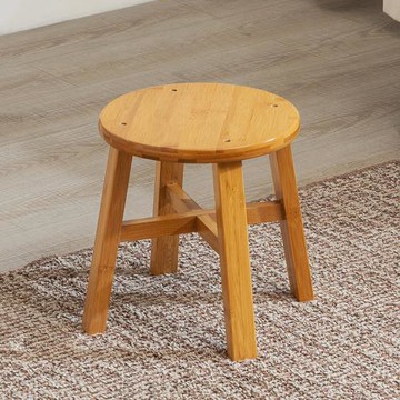 HappyLife 楠竹圓形椅凳 中號 YV9957