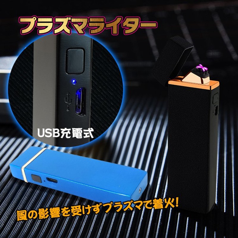 ライター プラズマライター USB充電 電子ライター アークプラズマ ダブル放電式 ガス不要 オイル不要 rt016 通販  LINEポイント最大1.0%GET | LINEショッピング