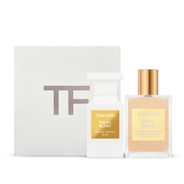 (即期品)Tom Ford 私人調香系列 Soleil Blanc 夏日沙灘限量禮盒 (香水+身體油)(到期日2026/08)