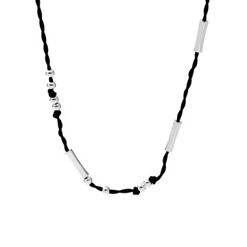 [純銀] 潮汐銀岸鎖骨鍊 / Tidal Silver Shore Necklace