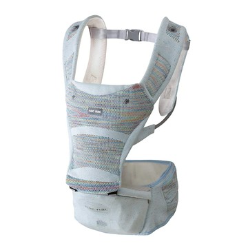nac nac 輕量充氣腰凳式嬰幼兒揹帶  800g  彩灰