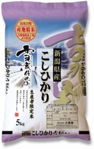 雪蔵仕込み新潟産こしひかり 5kg