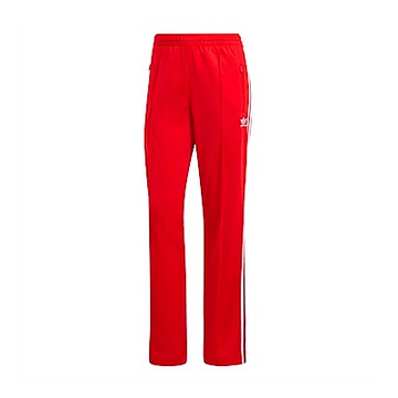 Adidas Firebird TP IR8081 女 長褲 亞洲版 運動 經典 休閒 三葉草 拉鍊口袋 紅色