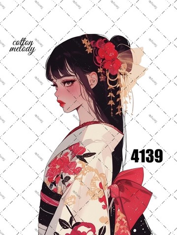 original sticker no.4139 人物貼紙 原創貼紙 原創人物貼紙 裝飾貼紙 cotton melody