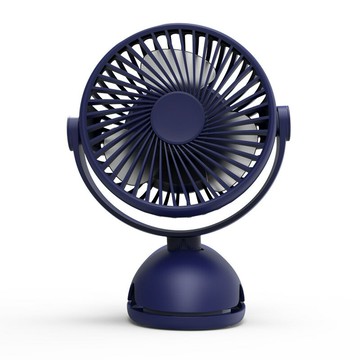 USB迷你可充電車載夾子雙電池風扇輕音隨身夾扇蓄電充電小風扇【北歐家居生活】