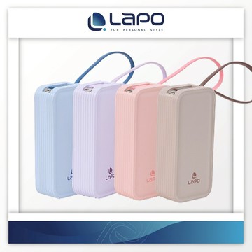 【LaPO】日本松下電芯 20W雙向快充二合一充電器行動電源(WT-06)插頭 快充 20W 豆腐頭
