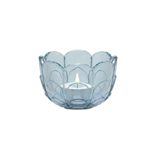 Lily Tealight holder 花綻 燭台（鳶尾藍）