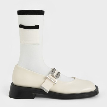 CHARLES & KEITH 迪士尼《動物方城市》系列：茱蒂兔耳瑪莉珍鞋