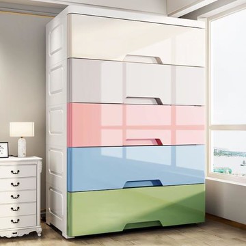 超大收納柜五斗柜子衣服收納箱家用零食儲物柜玩具整理柜簡易奧躍