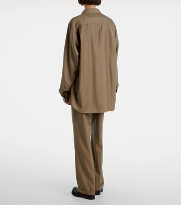 The Row Pino virgin wool shirt