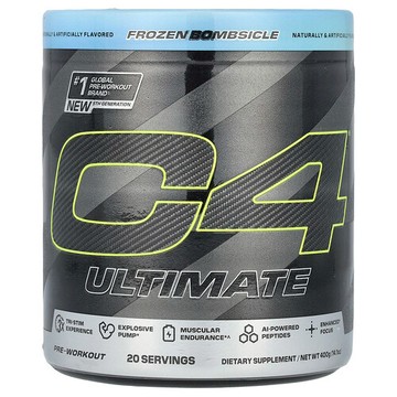 C4 / Cellucor, C4® Ultimate，運動前，冰凍炸彈冰棒，14.1 盎司（400 克）