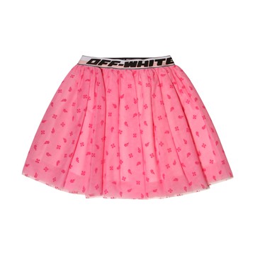 Off-white - Pink And Black Tulle Skirt