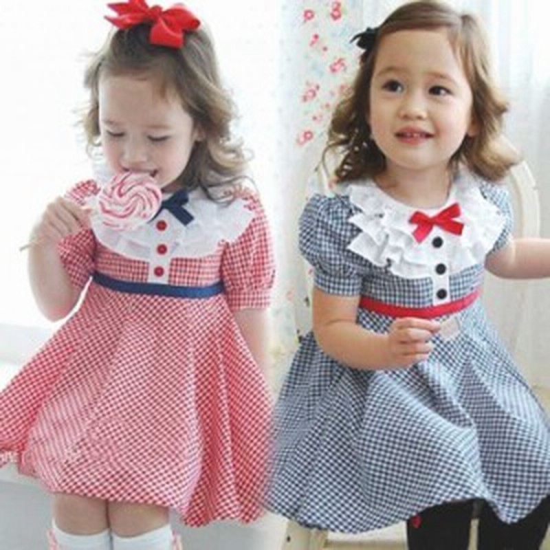 子供服 ワンピース 半袖 女の子 ギンガムチェック 子供服 カジュアル ドレス 90 100 110 1 130 通販 Lineポイント最大1 0 Get Lineショッピング