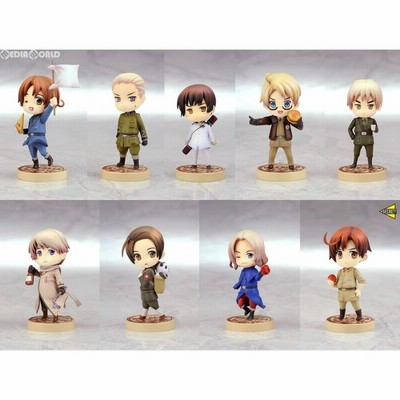 【CG】ヘタリアAxis Powers　彩色済みフィギュア8+1種セット カラコレ ヘタリア Axis Powers(原作版) 8個セット (フィギュア