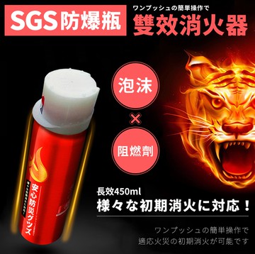 防爆鋼瓶 輕便型雙效滅火器 兩入組