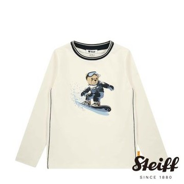 STEIFF熊頭童裝  滑雪小熊 長袖T恤衫 2-8歲