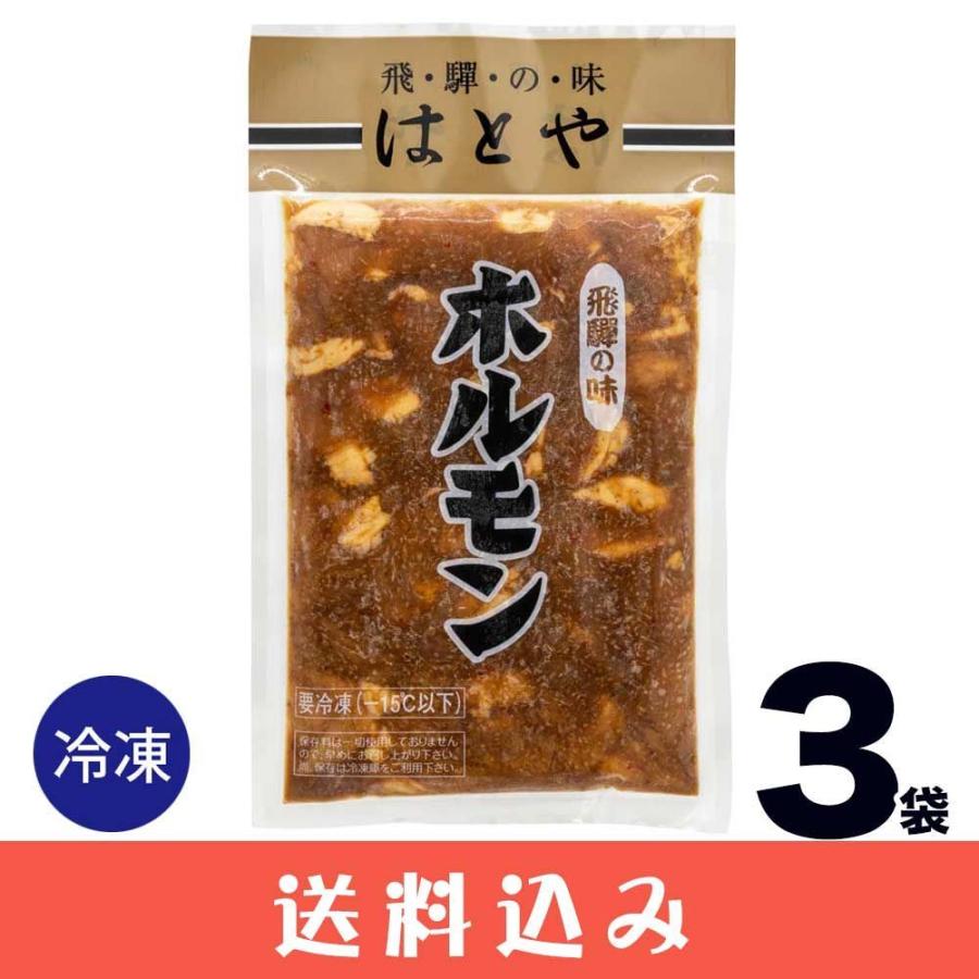  はとや ホルモン ハトヤ とんちゃん ホルモン焼 味噌味 冷凍  下呂 高山 送料込 ※北海道1000円、沖縄1200円別途必要