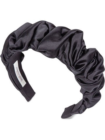 Jennifer Behr - Amelia silk satin headband - women - Silk Satin - One Size - Black
