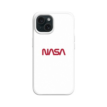 iPhone 15 SolidX 白 - NASA - The Worm (White)