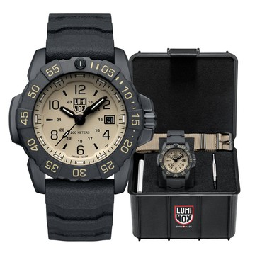LUMINOX 雷明時 Navy SEAL Foundation 美國海豹部隊紀念手錶 套錶-45mm(1LM-3251CBNSF-SET)