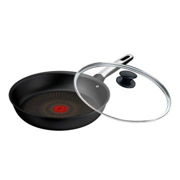 Tefal 特福 精悍系列 不沾平底鍋 + 蓋 G3380602  1套  28cm