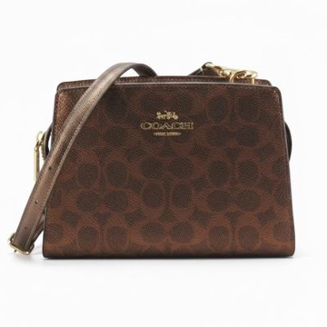 COACH GIA小包-大C美型肩背/斜背包CCK64(古銅金)