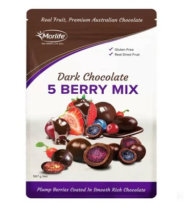 Morlife 綜合莓果含餡黑巧克力 567公克