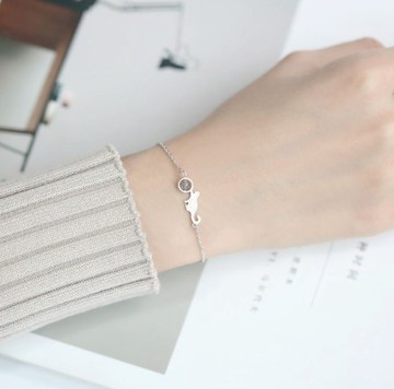 【家寵LOVEHOME】LOVELOVE 月光石推球貓咪手鍊