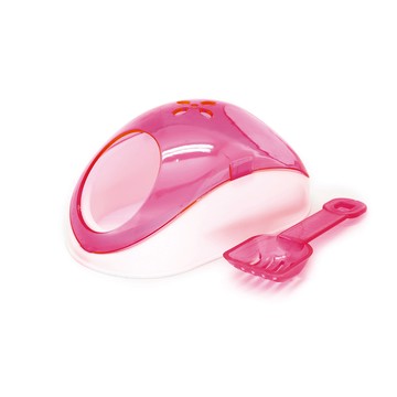 Canary 隼急太空艙砂浴盆 M-A571 倉鼠 防滾動設計 附砂鏟  1個