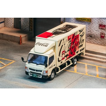 Tarmac 1/64 三菱 堅達 Fuso Canter Coca Cola Box Truck 可口可樂 貨車 卡車