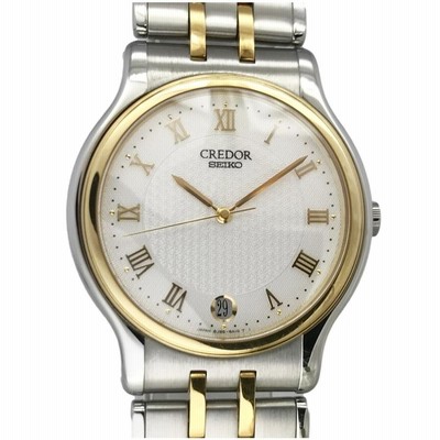クレドール 8J86-6A00 18K SS 18K× SS セイコー SEIKO クオーツ