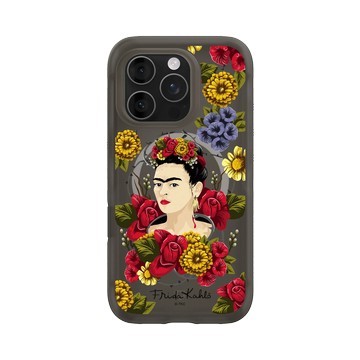 iPhone 16 Pro AirX 本質黑 - Frida Kahlo - 卡蘿與花