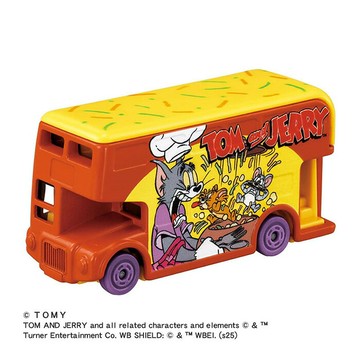 Dream TOMICA 夢幻小汽車 湯姆貓與傑利鼠 貨車(橘) 【鯊玩具】
