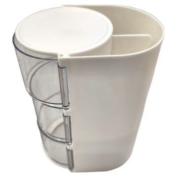 SK 雄碁 三層美妝收納盒 HIPS+PS材質 13.4*10*18.2cm  白色  1個